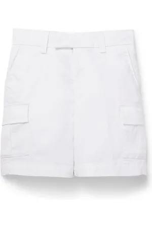 HUGO BOSS Kindershort van katoenen twill met cargozakken