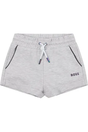 HUGO BOSS Kindershorts met zakken van mesh en logoprint