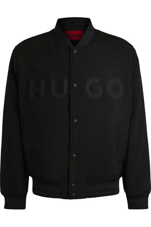 HUGO BOSS Waterafstotend bomberjack met gerubberd logo