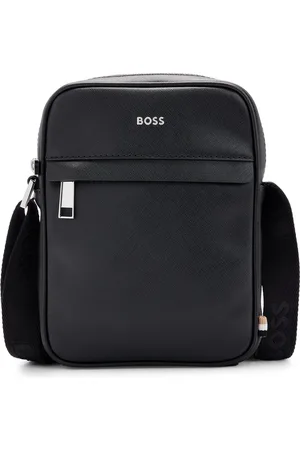 HUGO BOSS Reportertas met kenmerkende streep en logodetail
