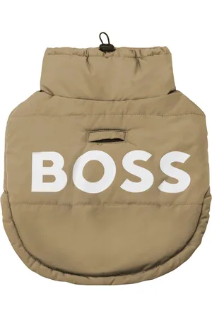 HUGO BOSS Gewatteerde hondenjas met contrastlogo