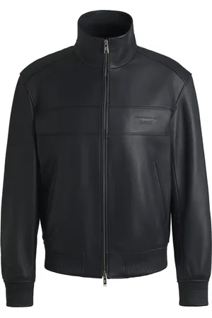 HUGO BOSS Porsche x BOSS regular-fit leren jas