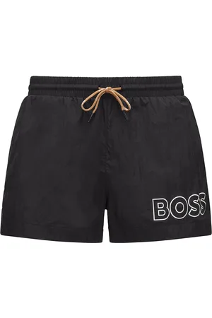HUGO BOSS Sneldrogende zwemshorts met contourlogo