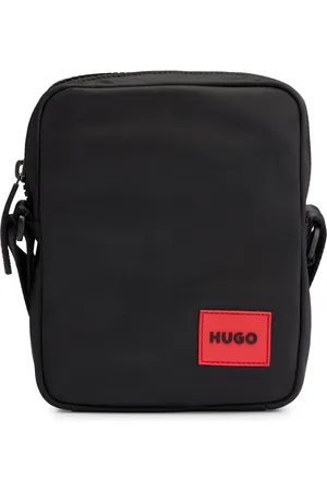 HUGO BOSS Reportertas met rode logopatch