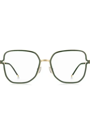 HUGO BOSS Optisch montuur met cut-out poten en schakelketting met merkaccent