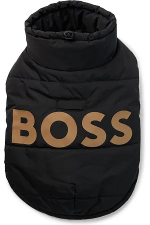 HUGO BOSS Gewatteerde hondenjas met contrastlogo