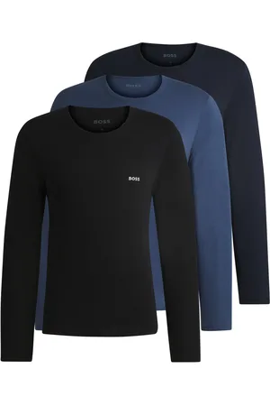 HUGO BOSS Drie underwear-T-shirts van katoen met logo’s