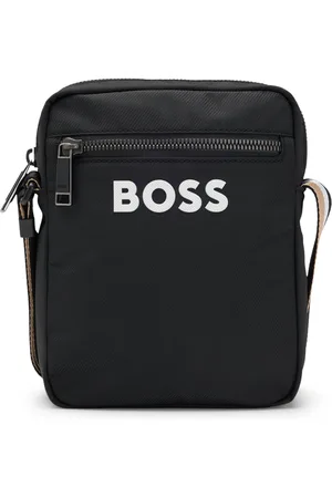 HUGO BOSS Crossbodytas met contrastlogo en kenmerkend gestreepte band