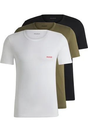 HUGO BOSS Set van drie underwear T-shirts met logoprint