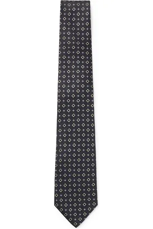 HUGO BOSS Stropdas van Italiaanse zijdejacquard met dessin