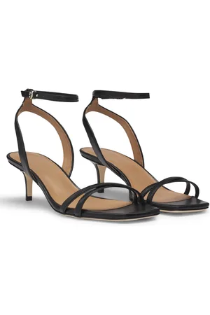 HUGO BOSS Leren sandalen met Double B-monogram
