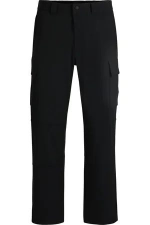 HUGO BOSS Relaxed-fit cargobroek van stretchmateriaal