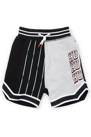HUGO BOSS Kindershorts van een katoenmix met verschillende logo’s