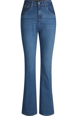HUGO BOSS Bootcut jeans van comfortabel blauw stretchdenim