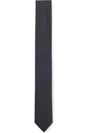 HUGO BOSS Zakelijke stropdas met all-over jacquarddessin