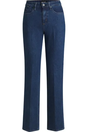 HUGO BOSS Slim-fit jeans van comfortabel diepblauw stretchdenim