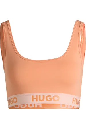 HUGO BOSS Bralette van stretchkatoen met logoband