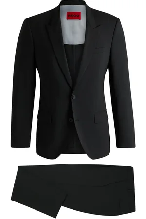HUGO BOSS Slim-fit pak van hoogwaardig stretchmateriaal