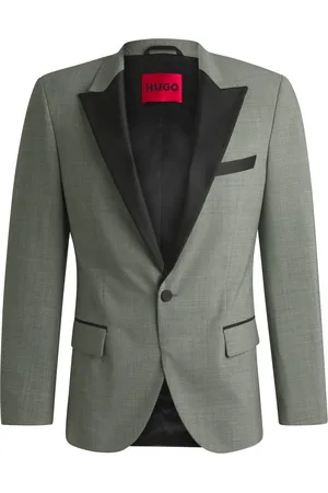 HUGO BOSS Slim-fit smokingjasje van een wolmix