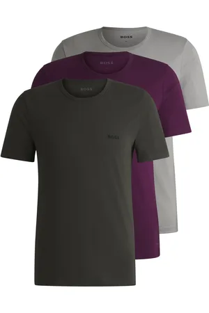HUGO BOSS Set van drie underwear T-shirts met logostiksels
