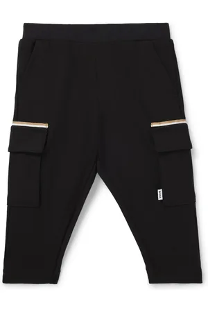 HUGO BOSS Cargobroek voor kinderen van stretchpiqué met logolabel