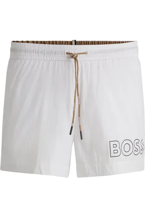 HUGO BOSS Sneldrogende zwemshorts met contourlogo