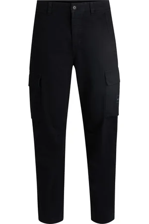 HUGO BOSS Cargobroek in een twill van stretchkatoen