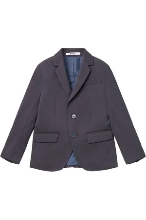 HUGO BOSS Regular-fit colbert van stretchwol voor kinderen