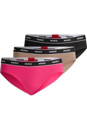 HUGO BOSS Set van drie slips van stretchkatoen met logotailleband