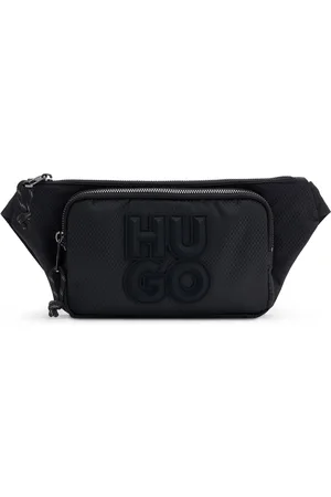 HUGO BOSS Heuptas met rits en tweedelig logo