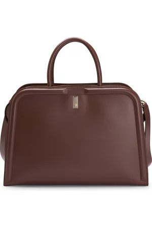 HUGO BOSS Ariell-draagtas van leer met afneembare pouch