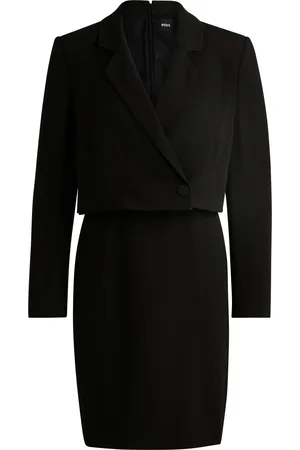 HUGO BOSS Maatwerkjurk van mat materiaal