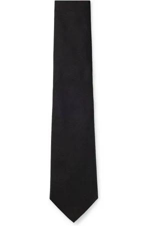 HUGO BOSS Formele stropdas in een jacquard van zijde