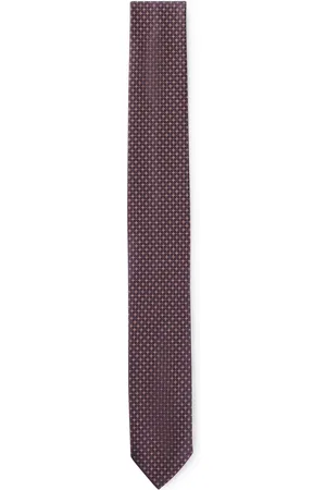 HUGO BOSS Formele stropdas met modern dessin