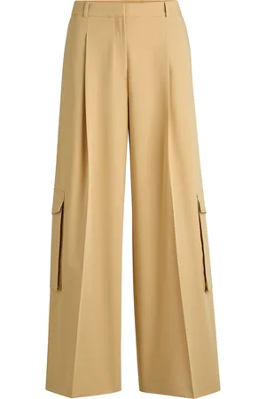 HUGO BOSS Relaxed-fit cargobroek van stretchmateriaal