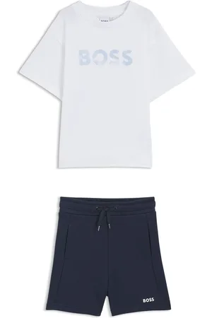 HUGO BOSS Shorts en T-shirt met logoprints voor kinderen