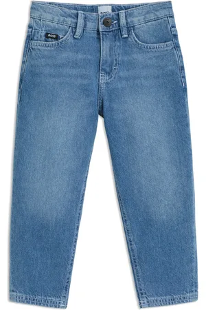 HUGO BOSS Loose-fit kinderjeans in denim