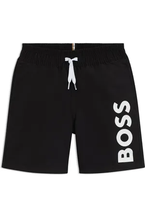 HUGO BOSS Zwemshort voor kinderen van zacht materiaal met logoprint