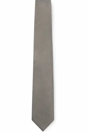 HUGO BOSS Stropdas van een zijdemix met jacquarddessin