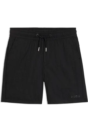 HUGO BOSS Kinderzwemshort met logoprint in surfstijl
