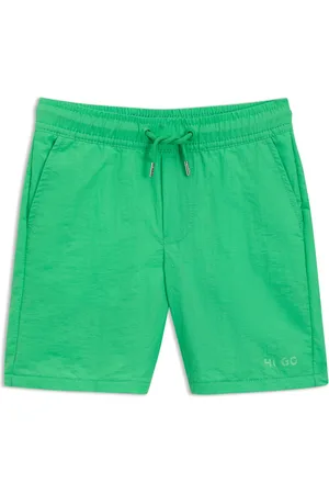 HUGO BOSS Kinderzwemshort met logoprint in surfstijl