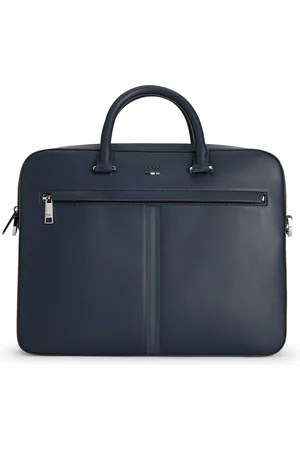 HUGO BOSS Aktetas van imitatieleer met getextureerde afwerking