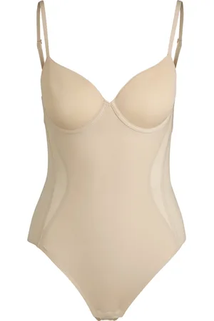 HUGO BOSS Bodysuit met vaste cups, stretch en inzetten van mesh