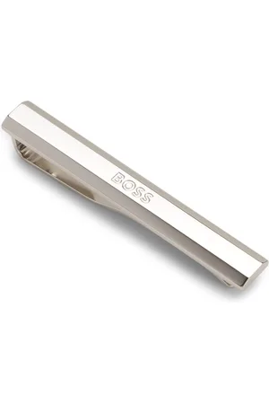 HUGO BOSS Dasspeld van messing met gegraveerd logo