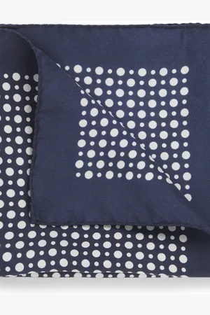 HUGO BOSS Zijden pochet met BECKHAM x BOSS-print