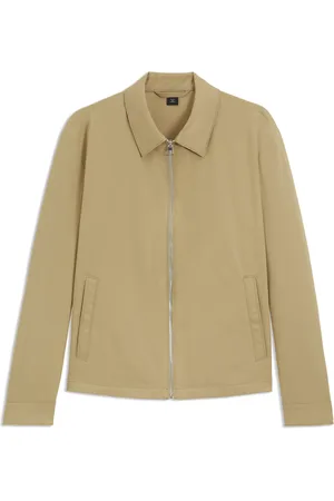 HUGO BOSS Jas van een katoenmix met ritssluiting uit de BECKHAM x BOSS-collectie