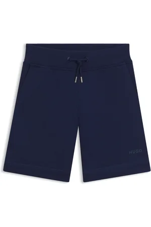HUGO BOSS Kindershort van een katoenmix met logoprint