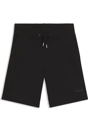 HUGO BOSS Kindershort van een katoenmix met logoprint