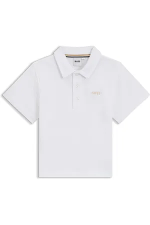 HUGO BOSS Kinderpolo van katoen met geborduurd logo