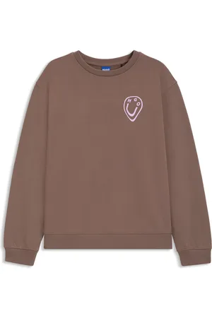 HUGO BOSS Sweater met Happy HUGO-artwork voor alle genders